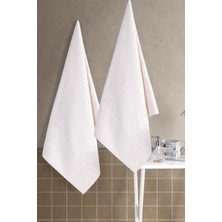 MaisonArt Royal | 70X140 cm 2'li  Banyo Havlu Seti, %100 Pamuklu Havlu Takımı