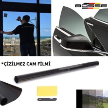Bosse Cam Filmi Çizilmez Koyu Siyah %15 D.Black 50Cm X 6M