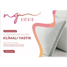 Ng Home Klimalı Yastık - Beyaz / Açık Gri