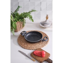 Maison Art Comfort Sahan Tava 24 cm Çift Kulplu Granit Sahan Tavası