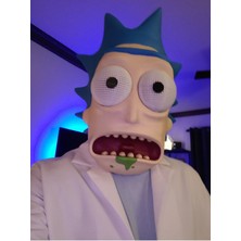 Cadılar Bayramı Ricki Sanchez Rick And Morty Maske Dev Boy Giyilebilir