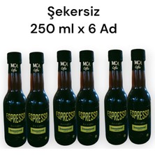 MCA Espresso Soğuk Kahve (Şekersiz) 250 ml x 6 Adet