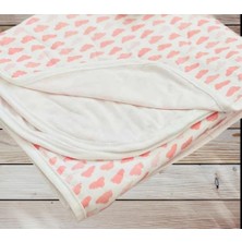 Henessa Baby Mothercare Bulut Desenli Çift Katlı Penye Kundak Battaniye