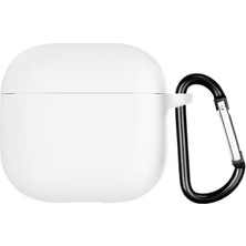 34center Airpods 4 Uyumlu Silikon Koruyucu Kılıf+Kanca