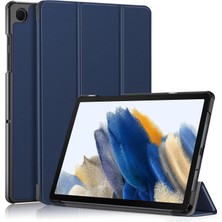 Seashell Digital Samsung Galaxy Tab A9 X210 X216 X218 Pu Deri Akıllı Üç Katlı Stand Tablet Kılıfı (Yurt Dışından)