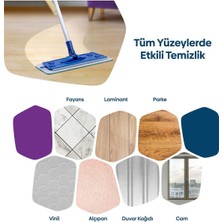 Tekno Trust Mikrofiber Mop Bez Üçlü Islak Kuru Duvar