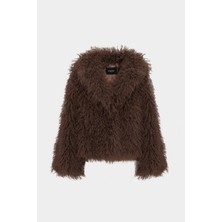 Premium Uranüs Suni Kürk Kadın Mont