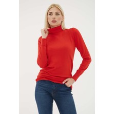 Fashion Friends 24K0780K1 Kadın Balıkçı Yaka Kazak