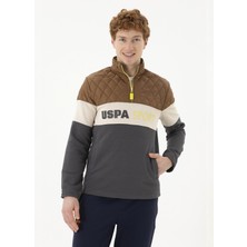 U.S. Polo Assn.  Dik Yaka Antrasit Erkek Sweatshırt Rc-Duyga
