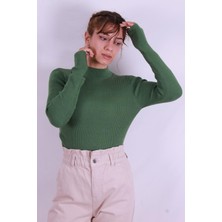 Fashion Friends 24K0112K1 Kadın Dik Yaka Kazak