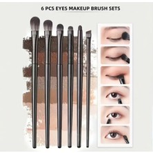 Jüpiter Yumuşak Göz Makyajı Fırça Seti 6'lı Far Eyeliner Detay