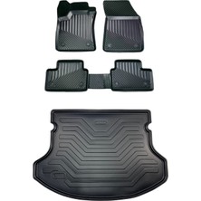 Dnz Peugeot Bipper 2008+ 3D Uyumlu Oto Paspas ve Bagaj Havuzu Set Deja