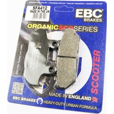 Ebc SFA412 2003-2018 Suzuki Burgman An 650 Abs Uyumlu Arka Fren Balatası Organik Balata