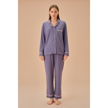 Suwen Emily Daily Gömlek Yaka Pijama Takımı