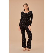 Suwen Mina Maskülen Pijama Takımı