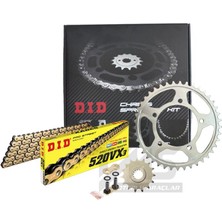 DID Did-Jt 2018-2021 Honda Cb 250 R Uyumlu Zincir Dişli Set Gold (Sarı) Renk