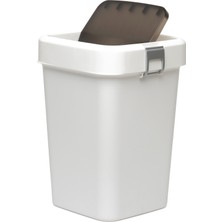 Motek Comfort Dust Bin Beyaz Mutfak Çöp Kovası - 18 Lt