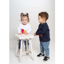 Jo&Juke Kuş Nakışlı Kazak