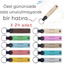 Miaju Karne Tatili Öncesi Için Tüm Sınıfa Özel, 24' Lü Set, Mükemmel Hediyelik Anı ve Hatıra Anahtarlığı