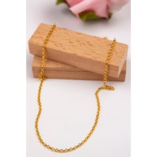 Latif Kuyumcu 22 Ayar Kadın Doç Zincir 50 cm Altın Zincir LKZNC1092