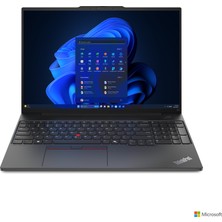 Lenovo Nb E16 G2 Ultra 5 125U 16GB 512GB SSD 16" Freedos Taşınabilir Bilgisayar 21MA003MTX