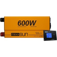 Mexxsun 12V 600W Tam Sinus Ups (Remote Ekran) Inverter