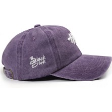 BlackBörk Baseball Wake Up Unisex Vintage Mor Şapka (Cap)