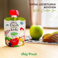 Only Fresh Organik Elma Püresi Taze Soğuk Sıkım 5'li