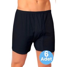 Uniquetrenders Erkek Rahat Kesim Paçalı Pamuklu Külot Boxer 6'lı Set