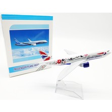 Toyworld British Plum 777 16CM Alaşım Uçak Modeli (Yurt Dışından)