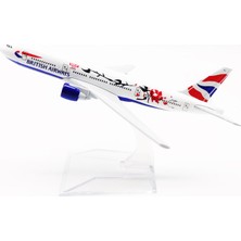 Toyworld British Plum 777 16CM Alaşım Uçak Modeli (Yurt Dışından)