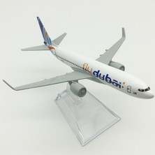 Toyworld Flydubai Boeing 737 16CM Alaşım Uçak Modeli (Yurt Dışından)