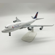 Toyworld Delta Air Lines 747 20CM Alaşım Uçak Modeli (Yurt Dışından)