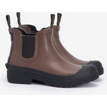 Barbour Storm Chelsea Yağmur Botu Erkekler İçin Su Geçirmez Kısa Topuklu Kauçuk Bot SN92 Olive