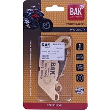 Yamaha Bak Brakes Fmb-034-S Yamaha Ybr 125 / Yamaha Xmax 300, Nmax 155,250. Arka Fren Balatası Yarı Sinter Kalite