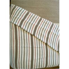 Lamassi  %100 Pamuk Koltuk Kanepe Berjer Örtüsü 130x150cm Tv Battaniyesi Throw
