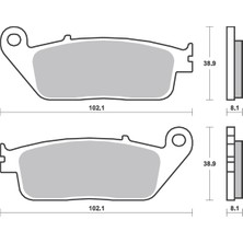 Bmw Bak Brakes Fmb-011-S Bmw C600, Yamaha Xmax 250, Honda Cbr 250 R, Benelli Leoncino 500, Trk 502 Kymco Grand Dınk 125. Suzuki Innezuma 250, V-Strom 250. Ön Fren Balatası Yarı Sinter Kalite