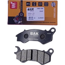 Honda Bak Brakes Fmb-008 Honda Pcx 125/150, Kanuni Mati 125. Ön Fren Balatası Organik Kalite