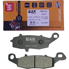 Suzuki Bak Brakes Fmb-032R Suzuki V-Strom Dl 650, Vl 800 Volusia, Gsx 600F.Kawasakı Vn 1600 Ön Fren Balatası Organik Kalite