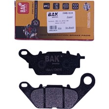 Yamaha Bak Brakes Fmb-034 Yamaha Ybr 125 / Yamaha Xmax 300, Nmax 155,250 Arka Fren Balatası Organik Kalite