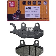 Honda Bak Brakes Fmb-047 Cg, Cup, Honda Cbf 150 (Ince 7 Mm) Ön Fren Balatası Organik Kalite