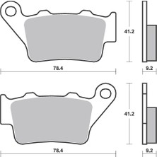 Bmw Bak Brakes Fmb-015 Bajaj Dominar 400, Pulsar 200 Ns, Bmw F650 Gs, Ducatı, Honda Cb 500. Arka Fren Balatası Organik Kalite