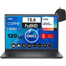 Dell Vostro 3530 Intel Core İ7-1355U 64GB 1tb SSD Fhd 15.6" 120HZ Fredos Taşınabilir Bilgisayar WN1601PVNB353018+ZETTAÇANTA