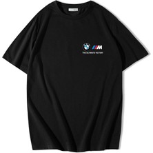 BRZ Collection Unisex Oversize Bmw M5 Siyah T-Shirt