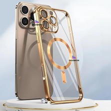 Dexmon iPhone 16 Pro Uyumlu Kılıf Kamera Lens ve Hoparlör Toz Korumalı Magsafe Şarj Özellikli Esnek Silikon