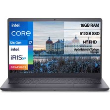 Dell Vostro 3420 4330PVNB3420U I7-1255U 16GB 512SSD 14" Fullhd Freedos Taşınabilir Bilgisayar