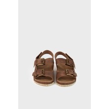 Nebbati Erkek Çocuk Kahverengi Sandalet 23SS0NB3019