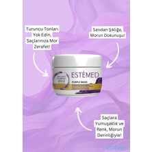 Estemed Mor Saç Maskesi & Brass Tonıng Purple Mask 250ML