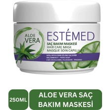 Estemed Yağlı & Kepekli Saç Bakım Maskesi & Aloe Vera Haır Care Mask 250ML