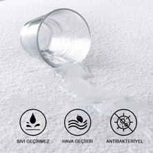 Sıvı Su Geçirmez( 100 x 200 ) Fitted Full Kenarlı Yatak Koruyucu Alezi , Yatak Koruyucu, Hasta Alezi